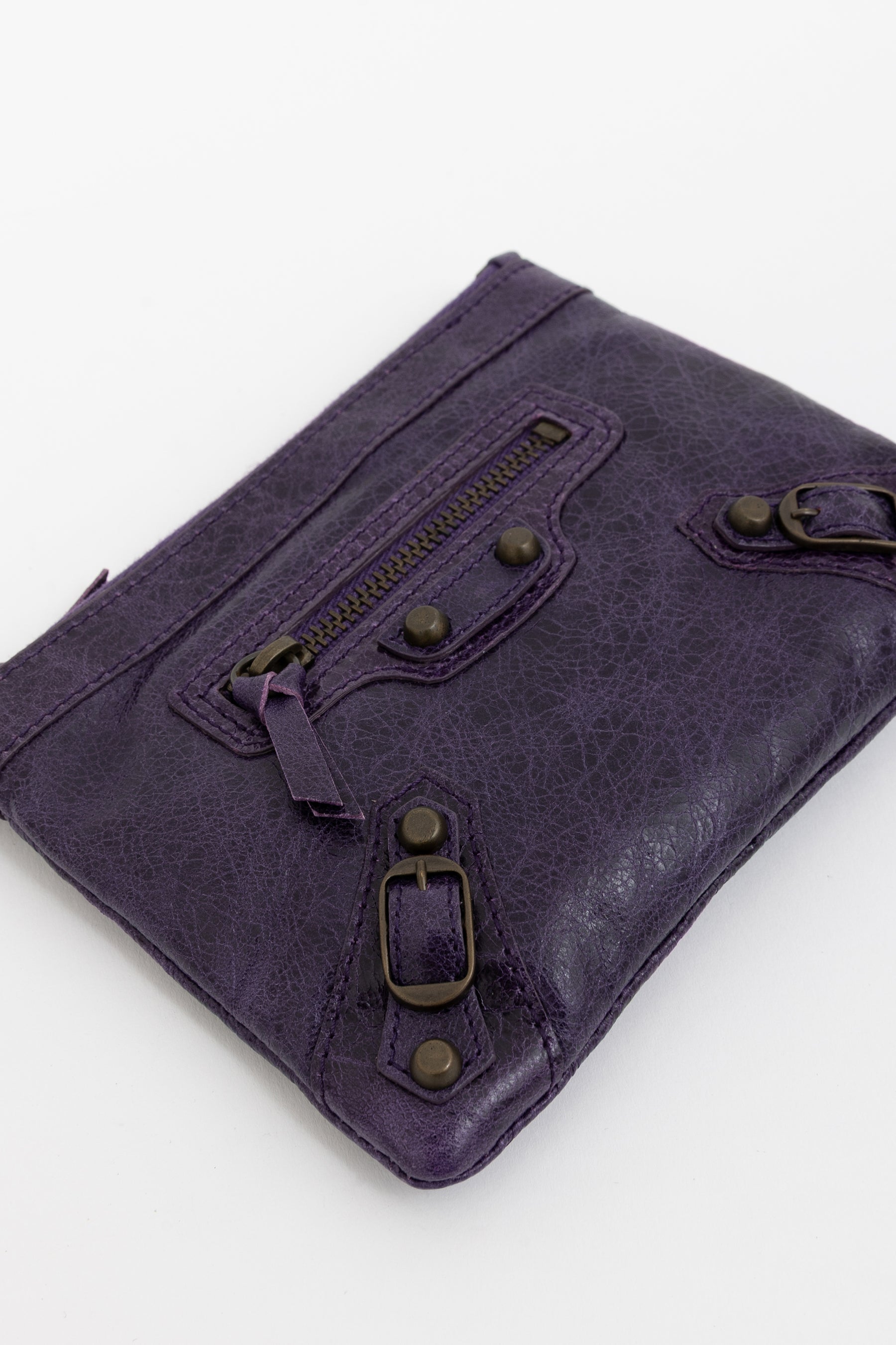 M Porte-Monnaie Leather Coin Pouch