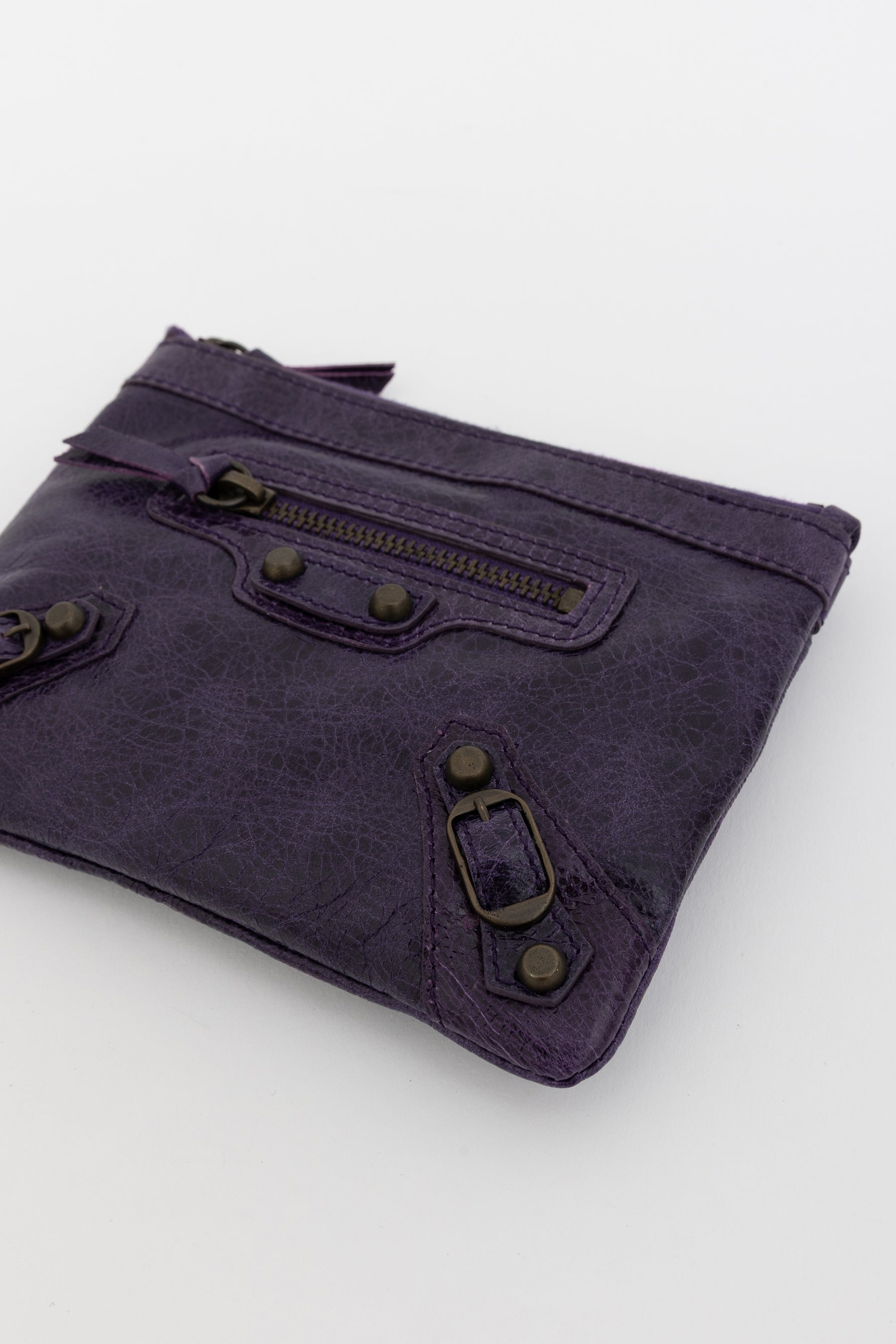 M Porte-Monnaie Leather Coin Pouch