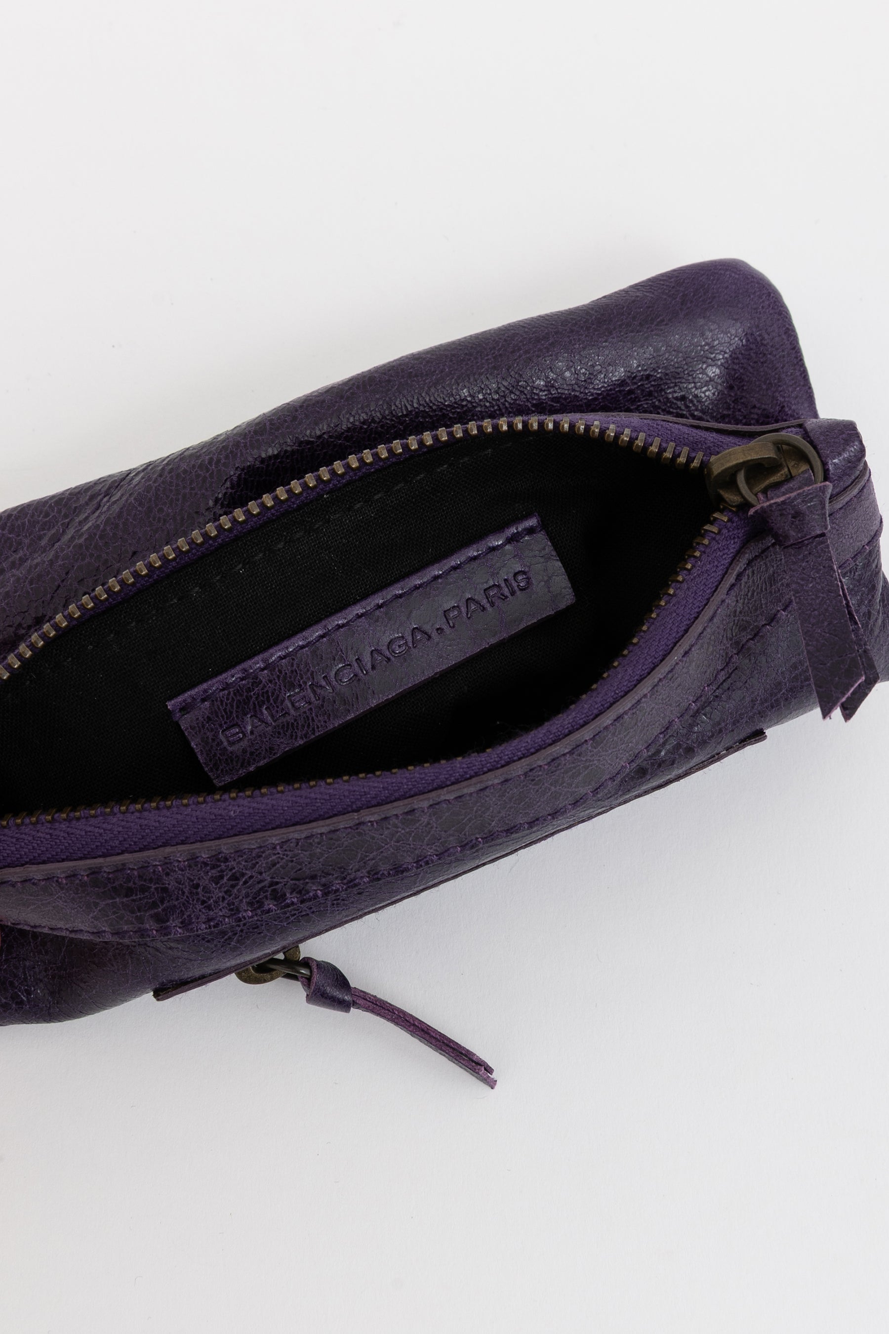 M Porte-Monnaie Leather Coin Pouch