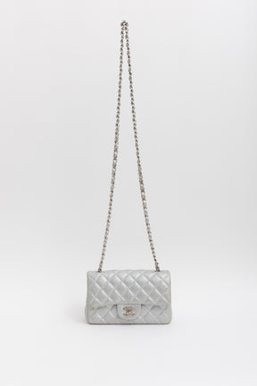 Perforated Leather Mini Classic Flap