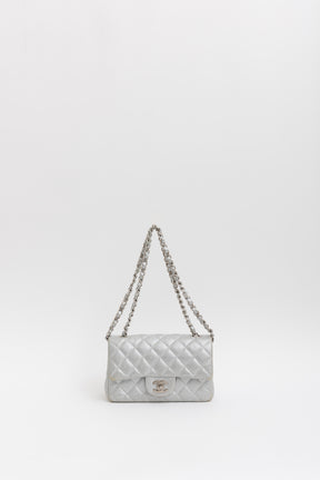 Perforated Leather Mini Classic Flap