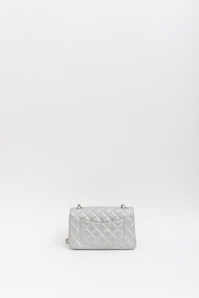 Perforated Leather Mini Classic Flap