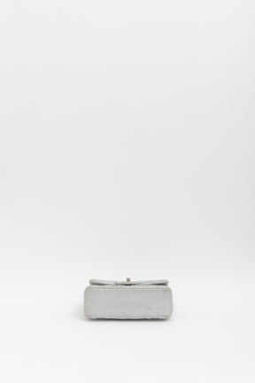 Perforated Leather Mini Classic Flap