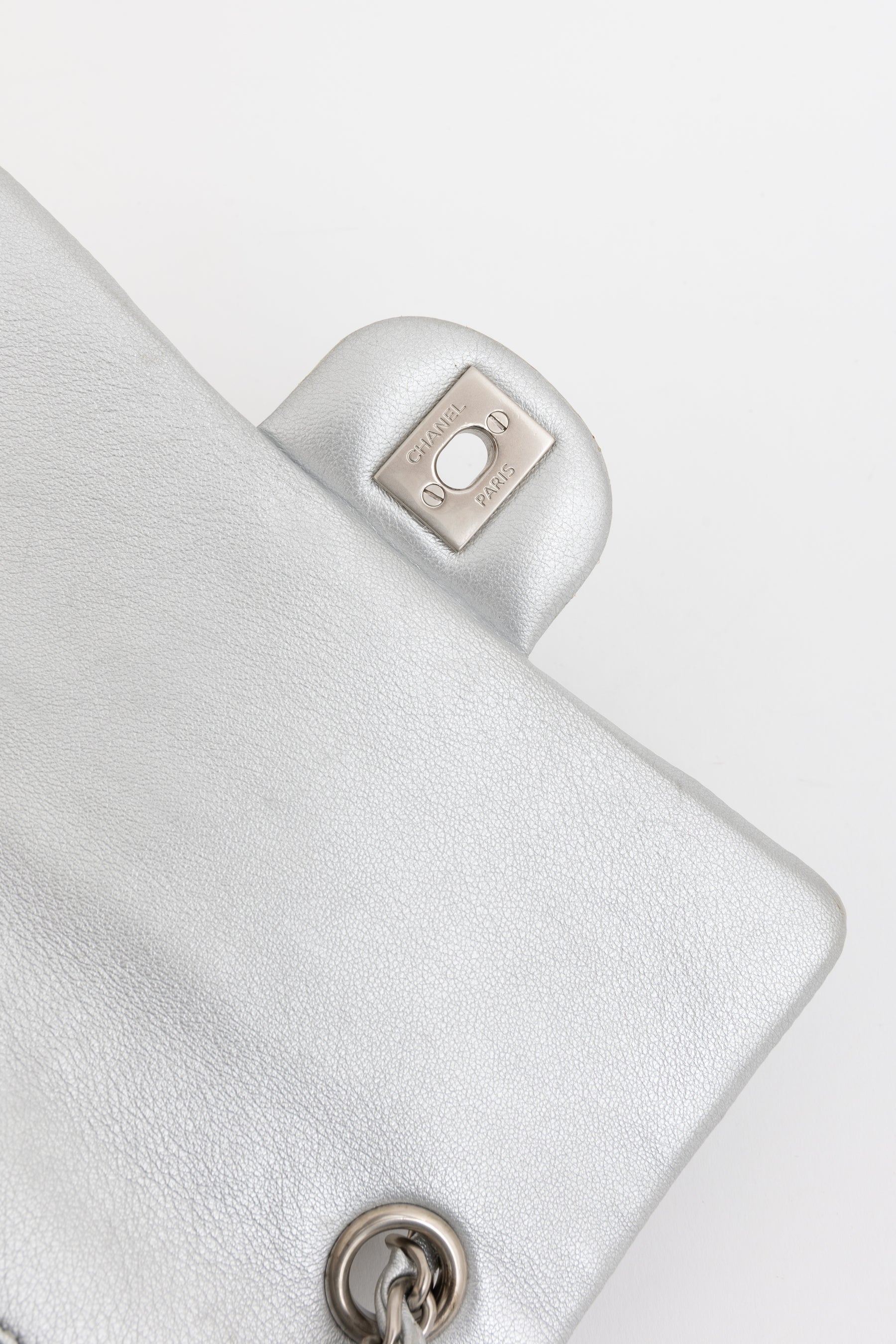 Perforated Leather Mini Classic Flap