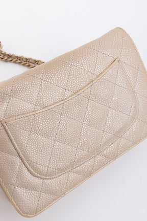 Iridescent Caviar Leather WOC