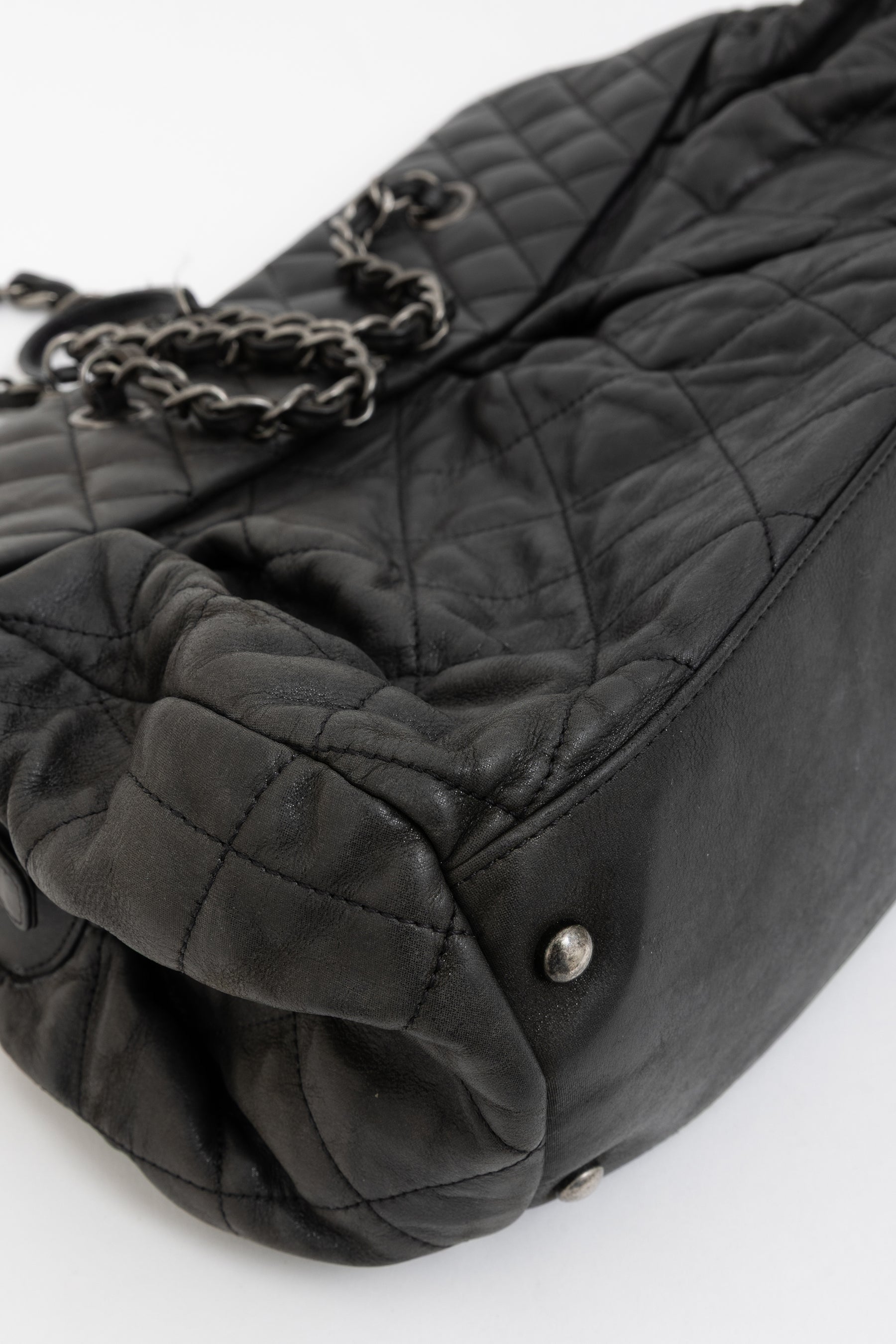 Quilted Vintage Bowling Bag