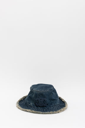 Denim Logo Bucket Hat