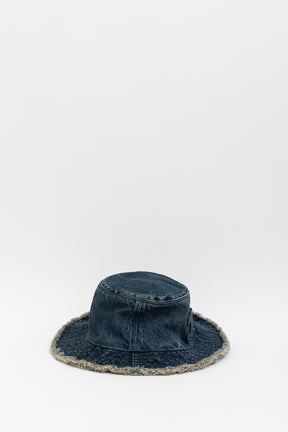 Denim Logo Bucket Hat