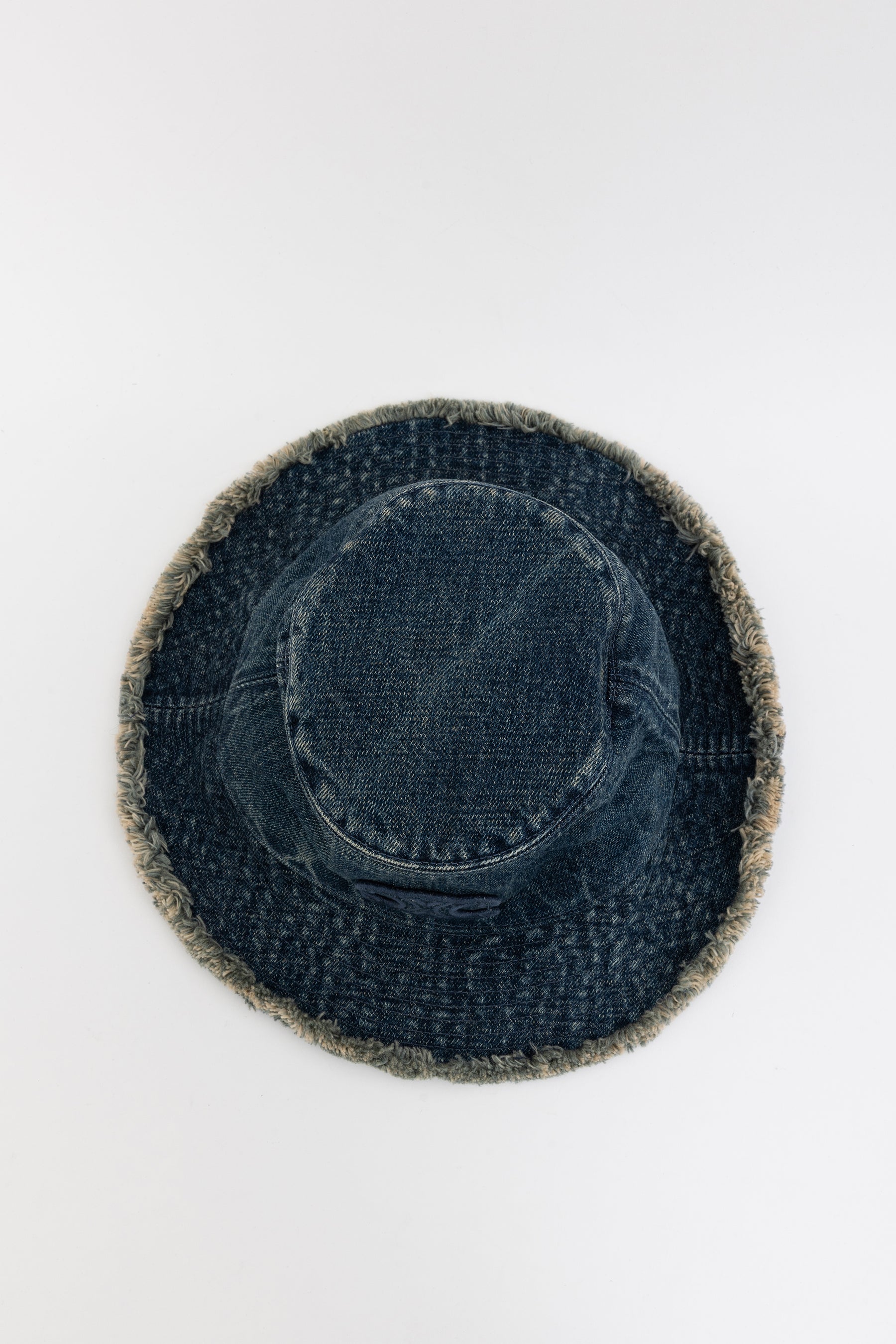 Denim Logo Bucket Hat