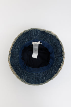 Denim Logo Bucket Hat