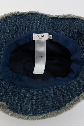 Denim Logo Bucket Hat