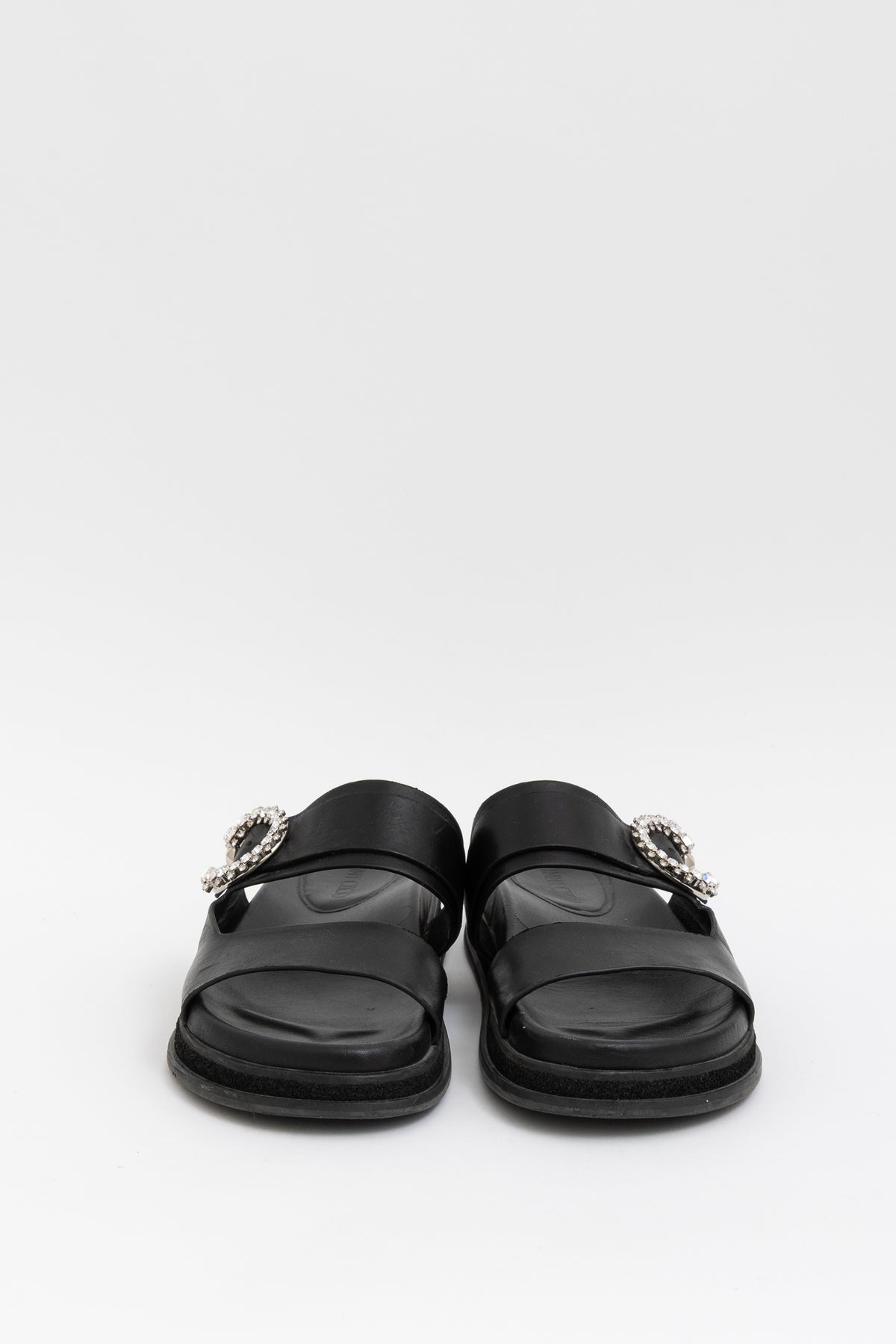 Marga Sandals with Crystal Buckle
