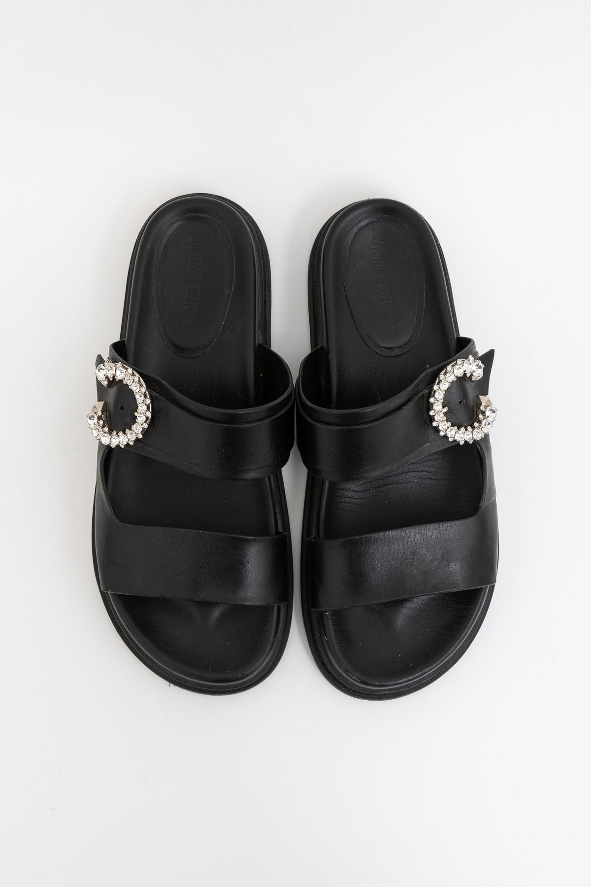 Marga Sandals with Crystal Buckle