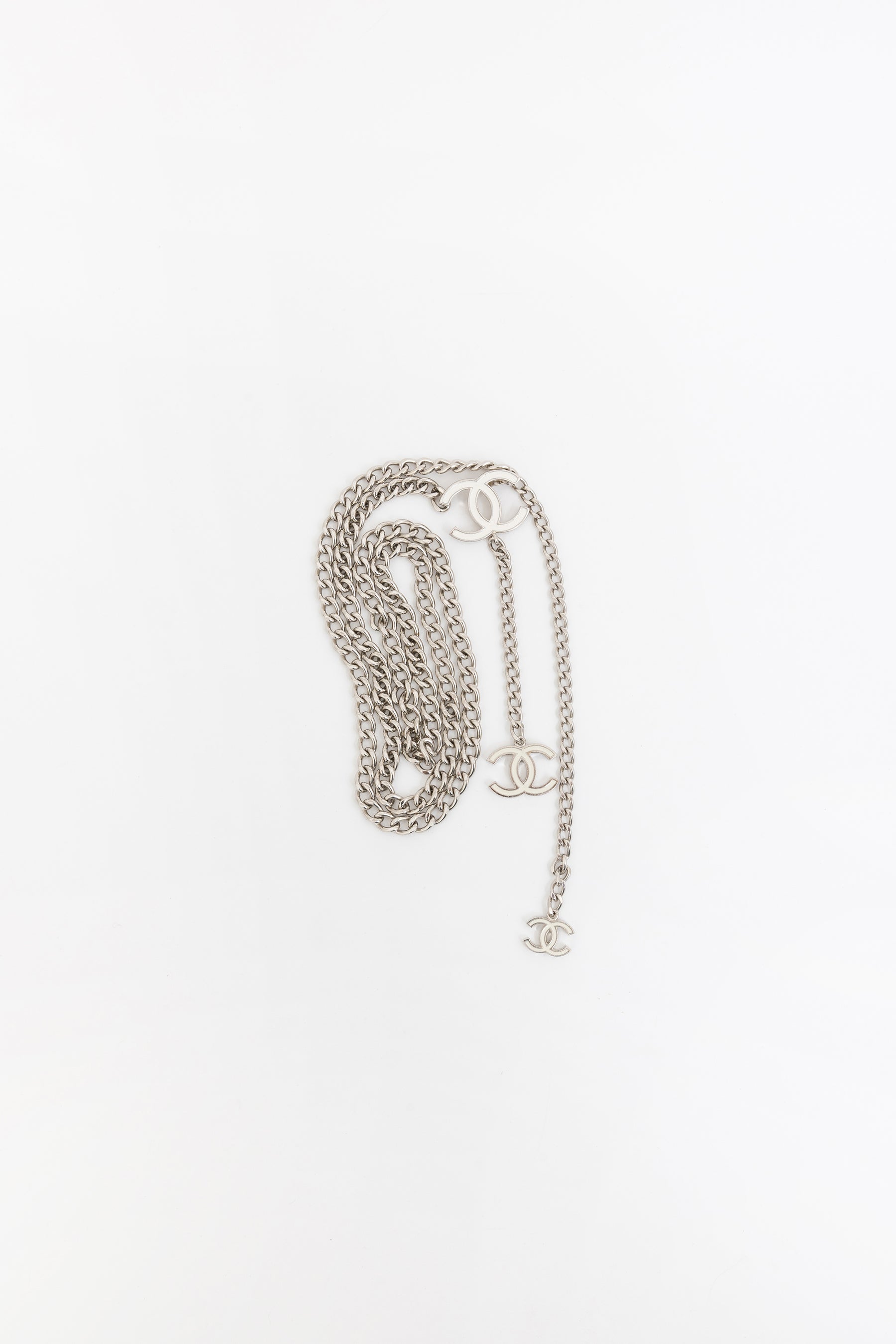 Enamel Chain Logo Belt