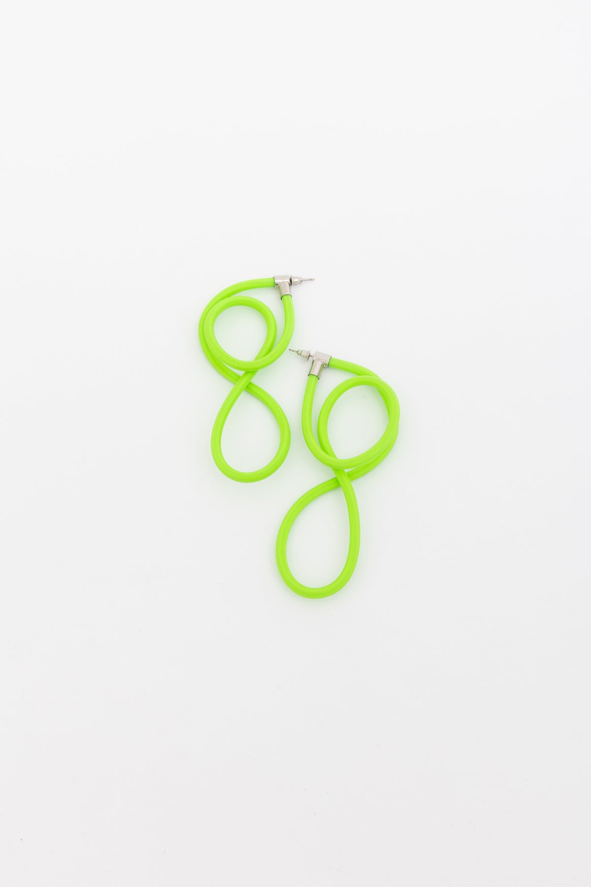 Neon Twisted Rubber Earrings