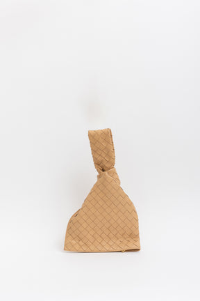 Intrecciato Leather Twist Bag