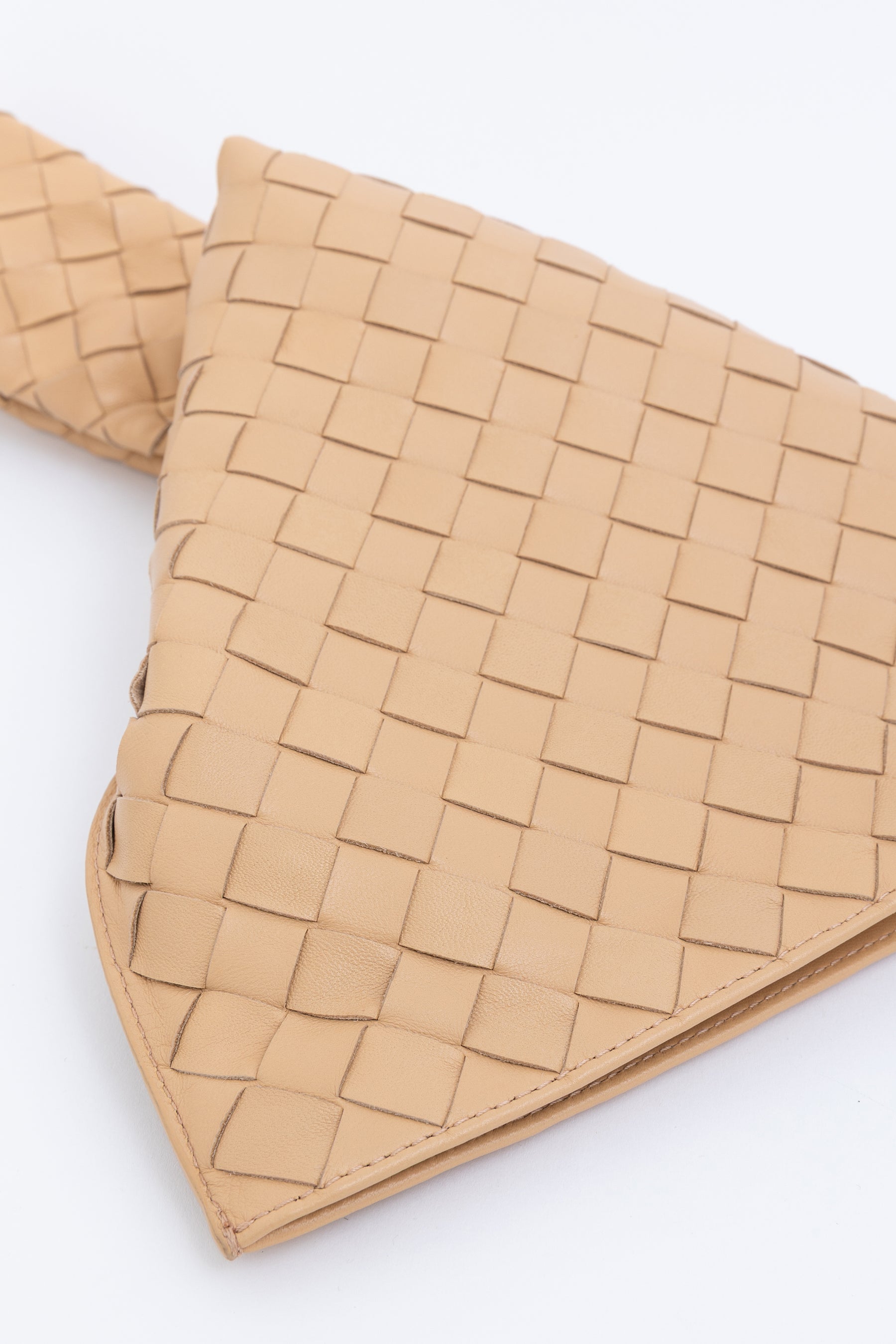 Intrecciato Leather Twist Bag