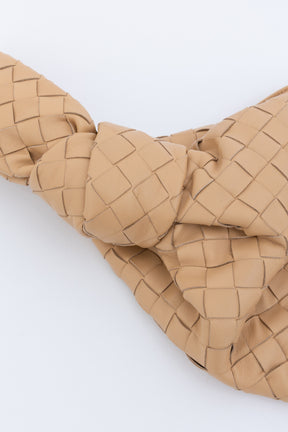 Intrecciato Leather Twist Bag