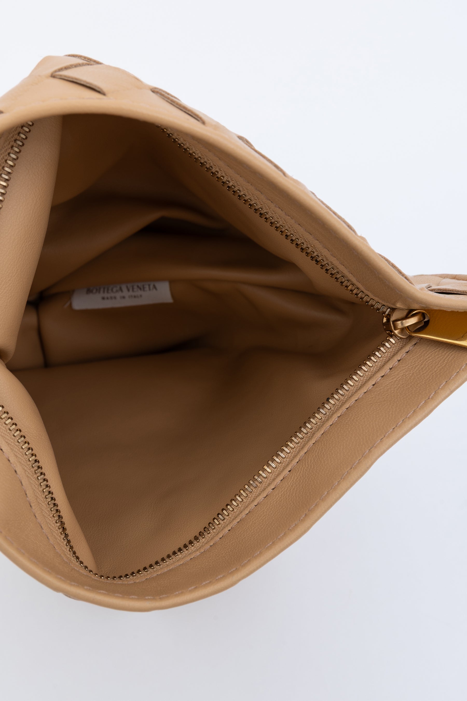 Intrecciato Leather Twist Bag