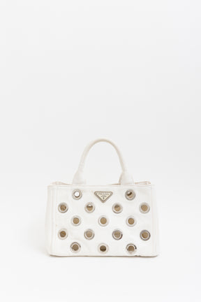 Canapa Grommet Embellished Tote