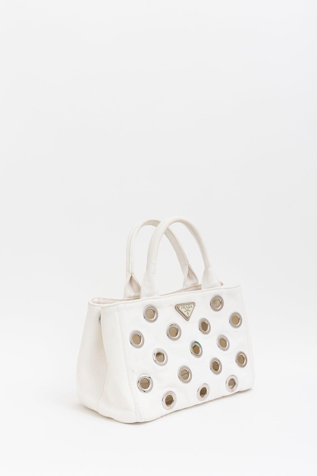 Canapa Grommet Embellished Tote