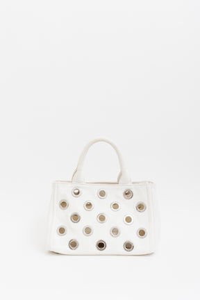 Canapa Grommet Embellished Tote