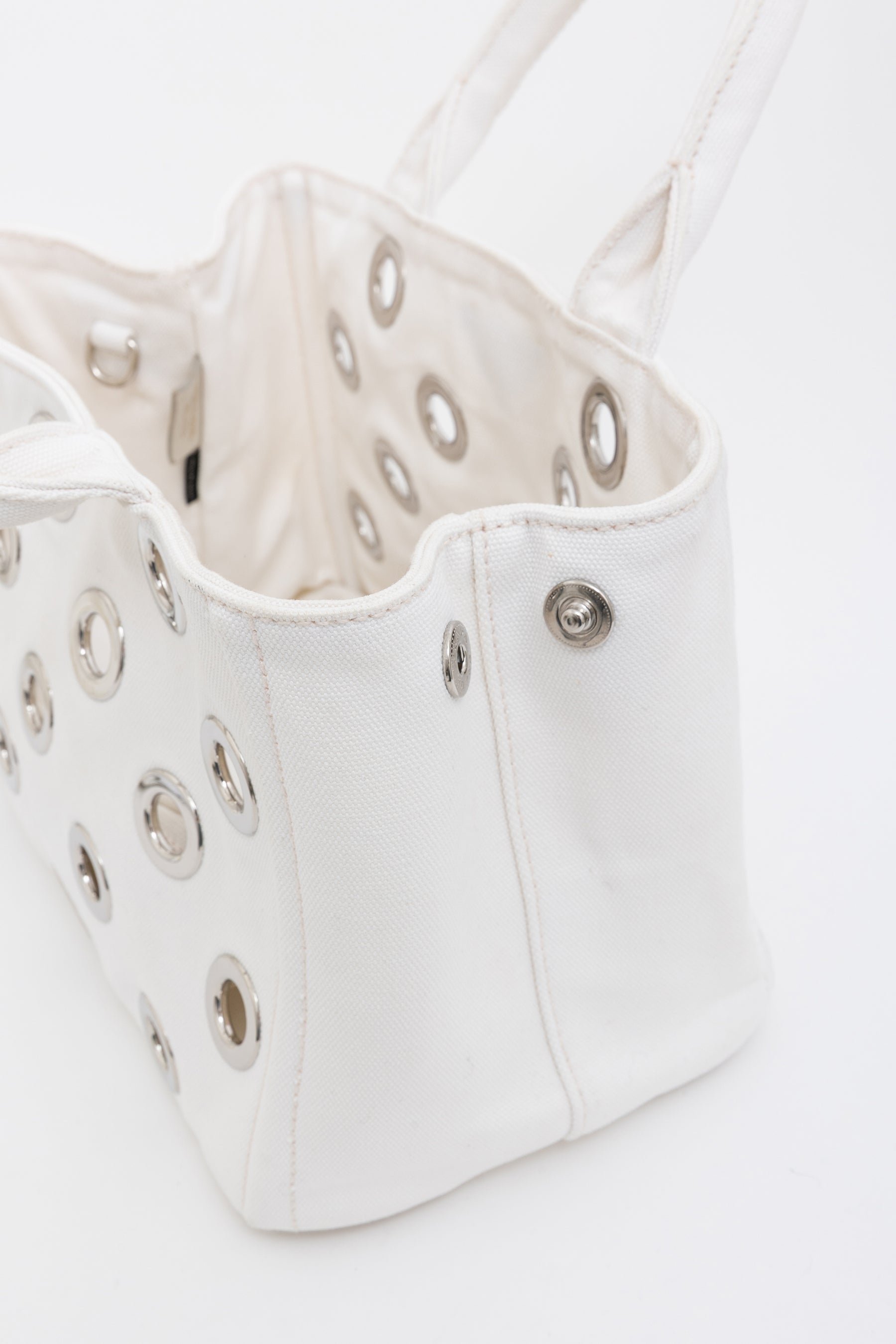 Canapa Grommet Embellished Tote