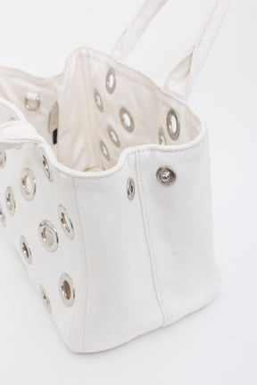 Canapa Grommet Embellished Tote