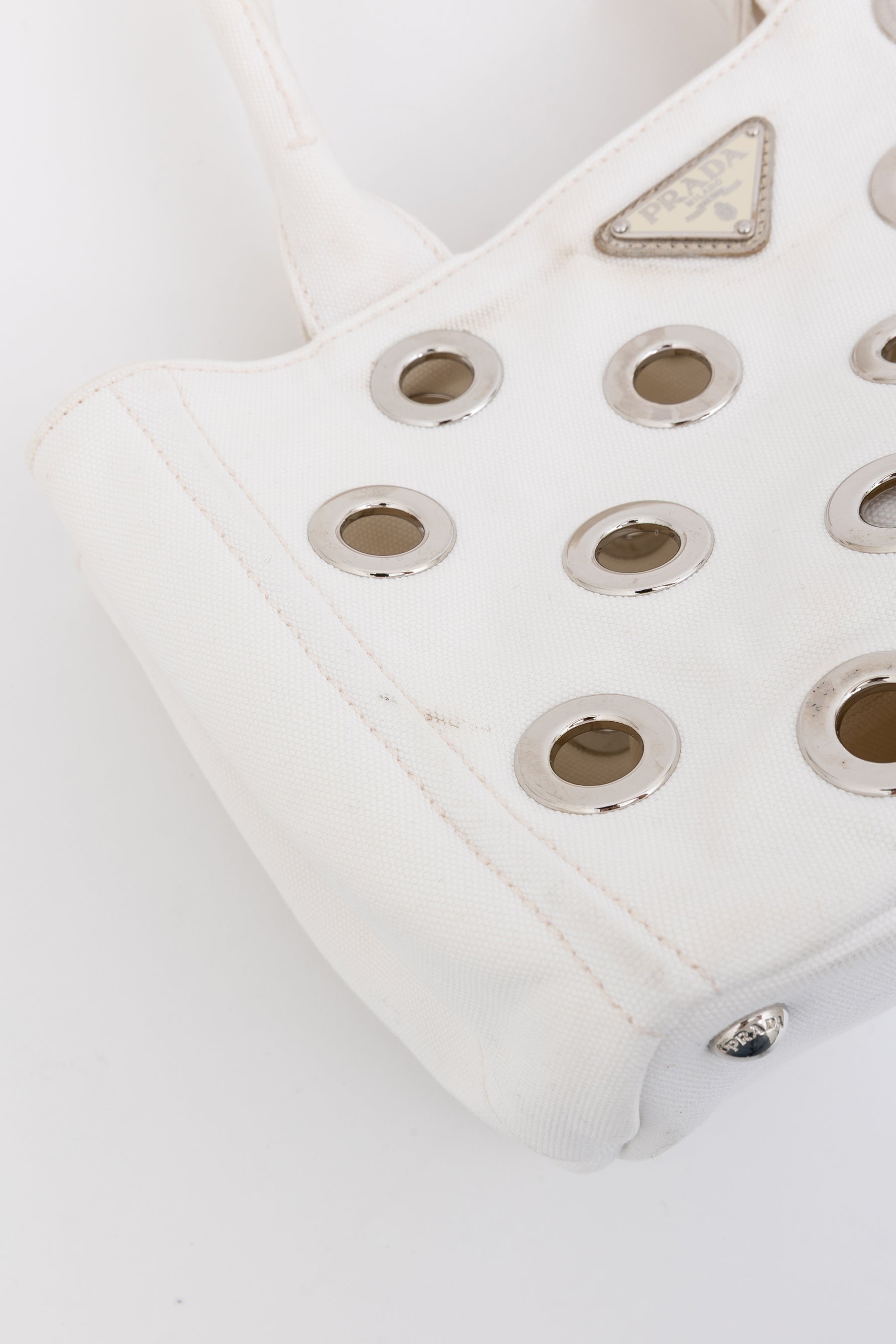 Canapa Grommet Embellished Tote