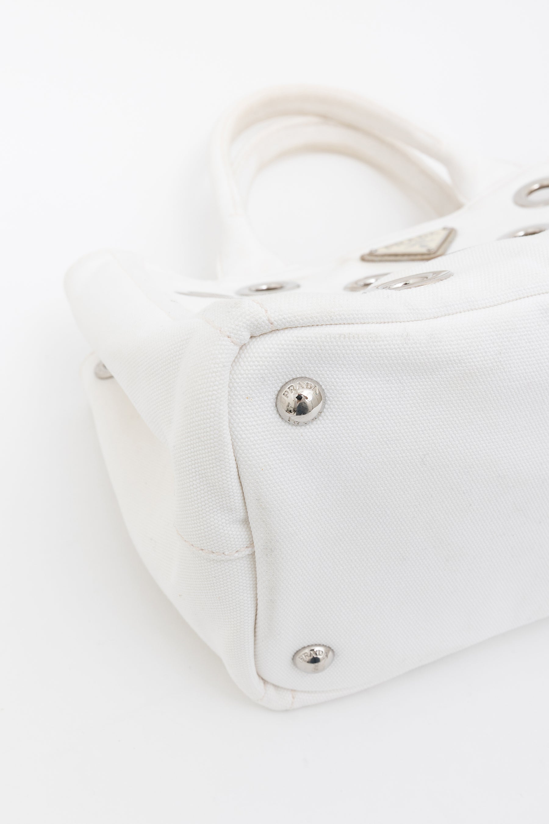Canapa Grommet Embellished Tote