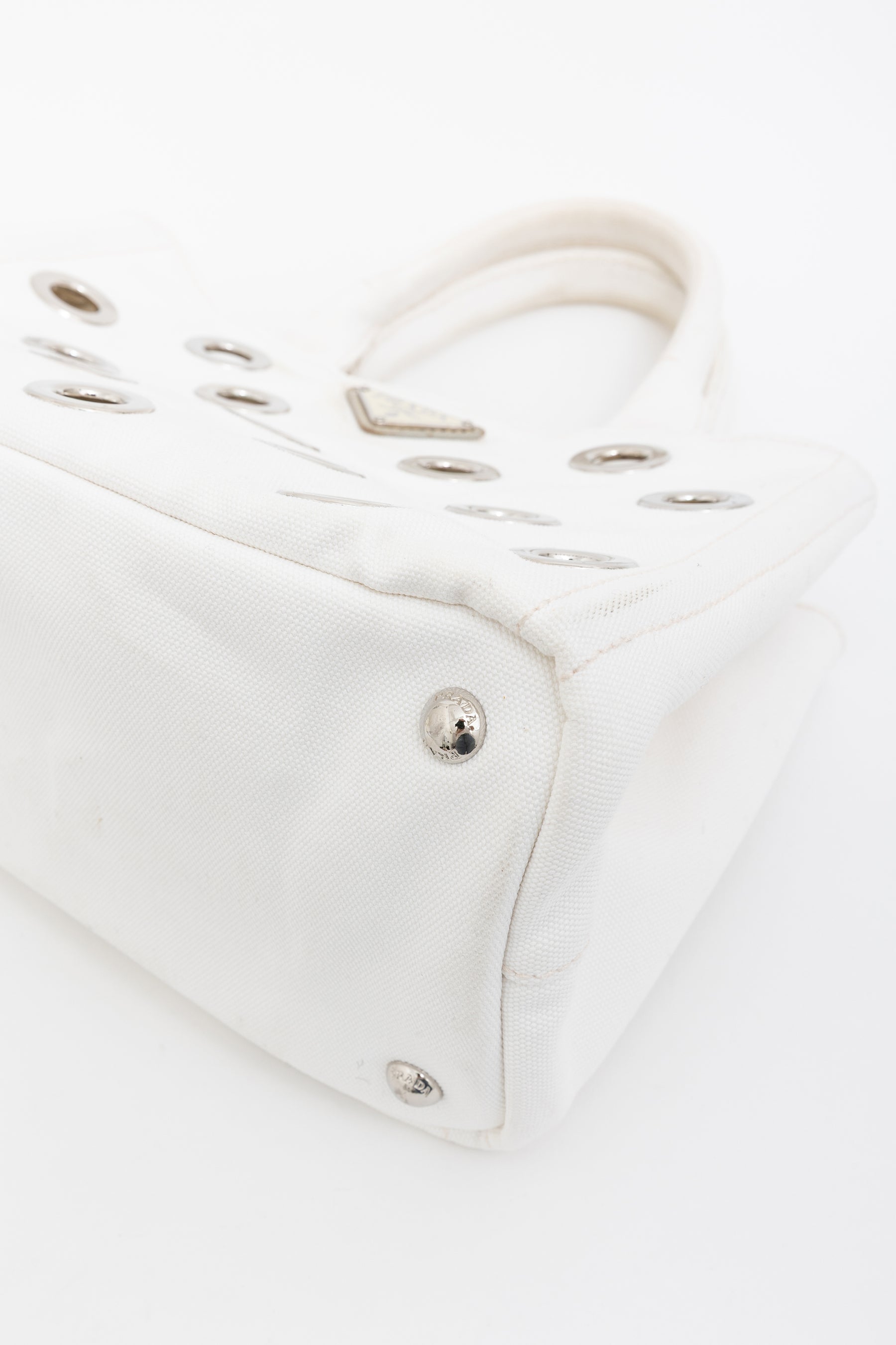 Canapa Grommet Embellished Tote