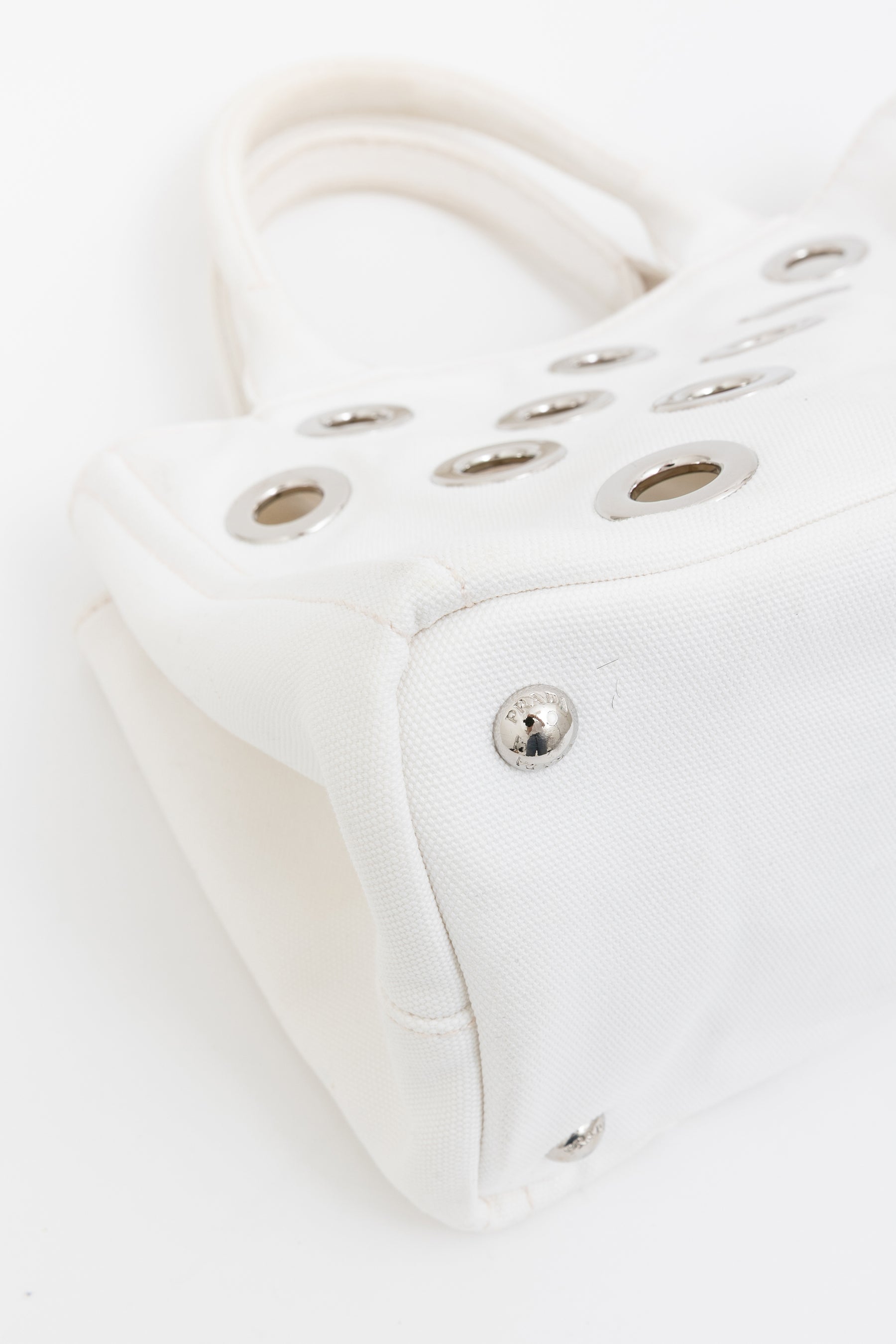 Canapa Grommet Embellished Tote