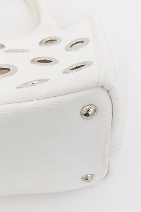 Canapa Grommet Embellished Tote