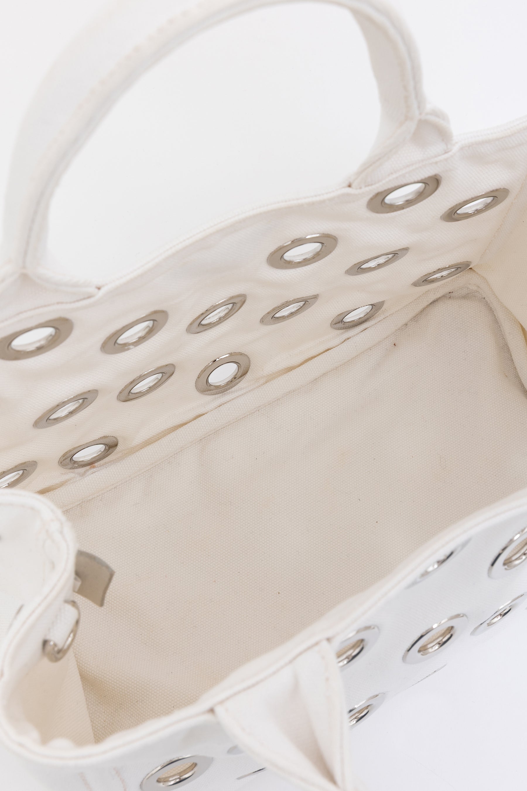 Canapa Grommet Embellished Tote
