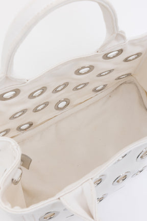 Canapa Grommet Embellished Tote