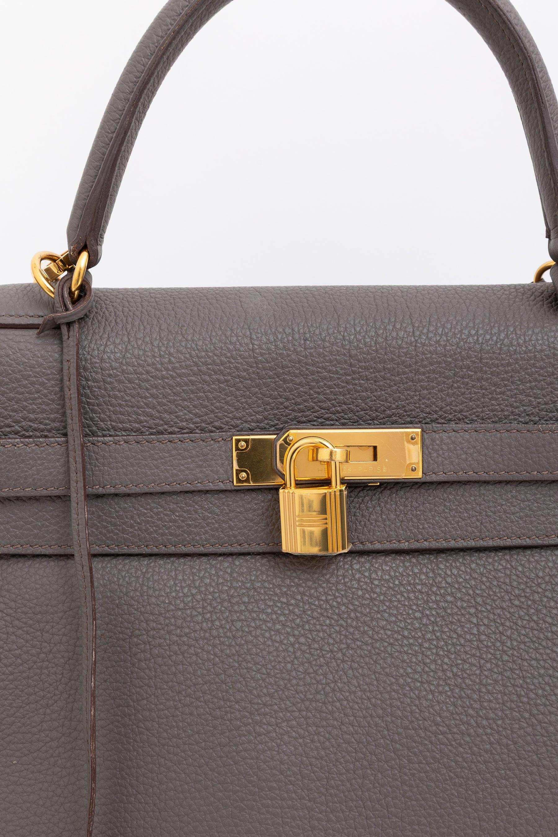 Togo Leather Kelly 35 Retourne Bag