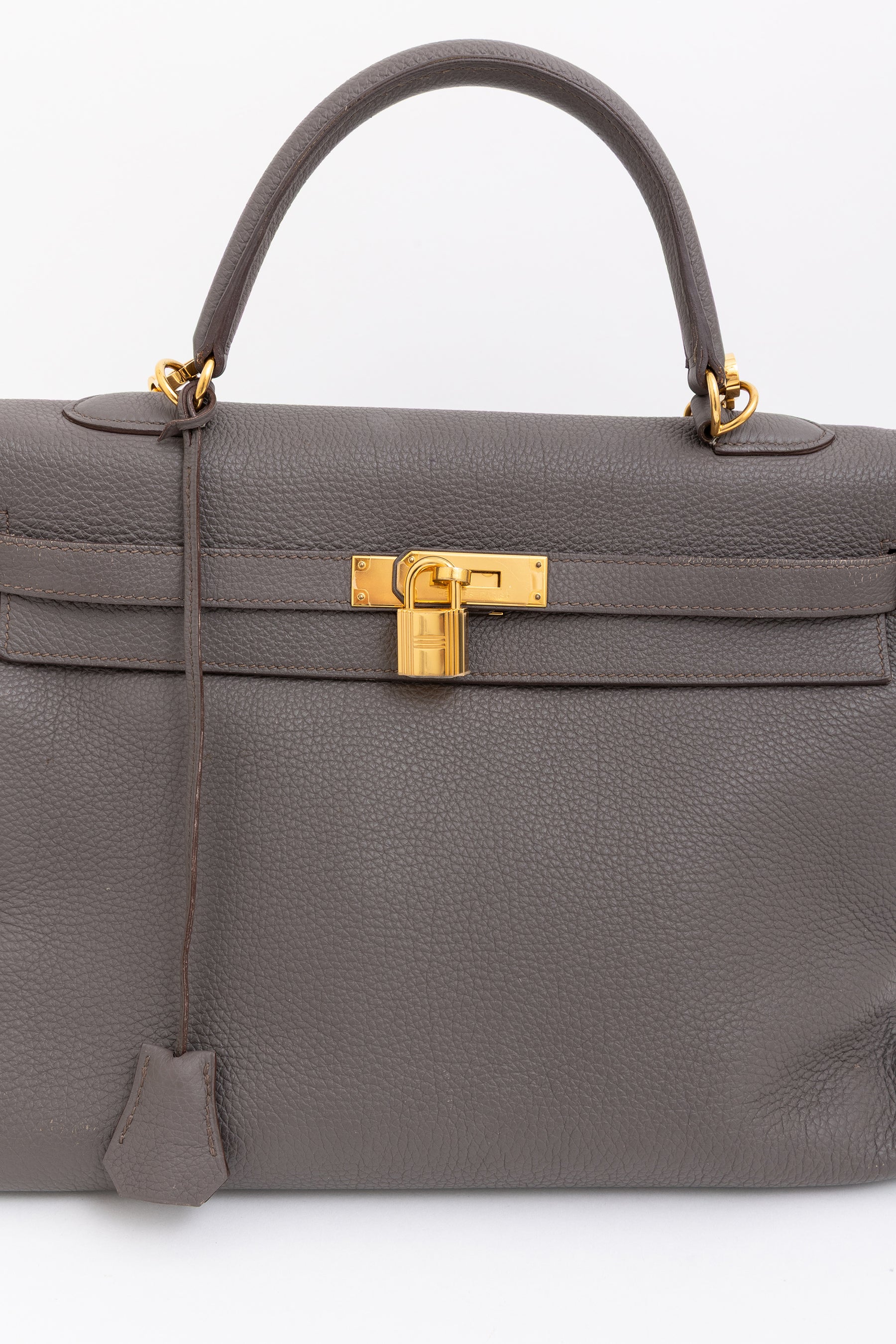 Togo Leather Kelly 35 Retourne Bag