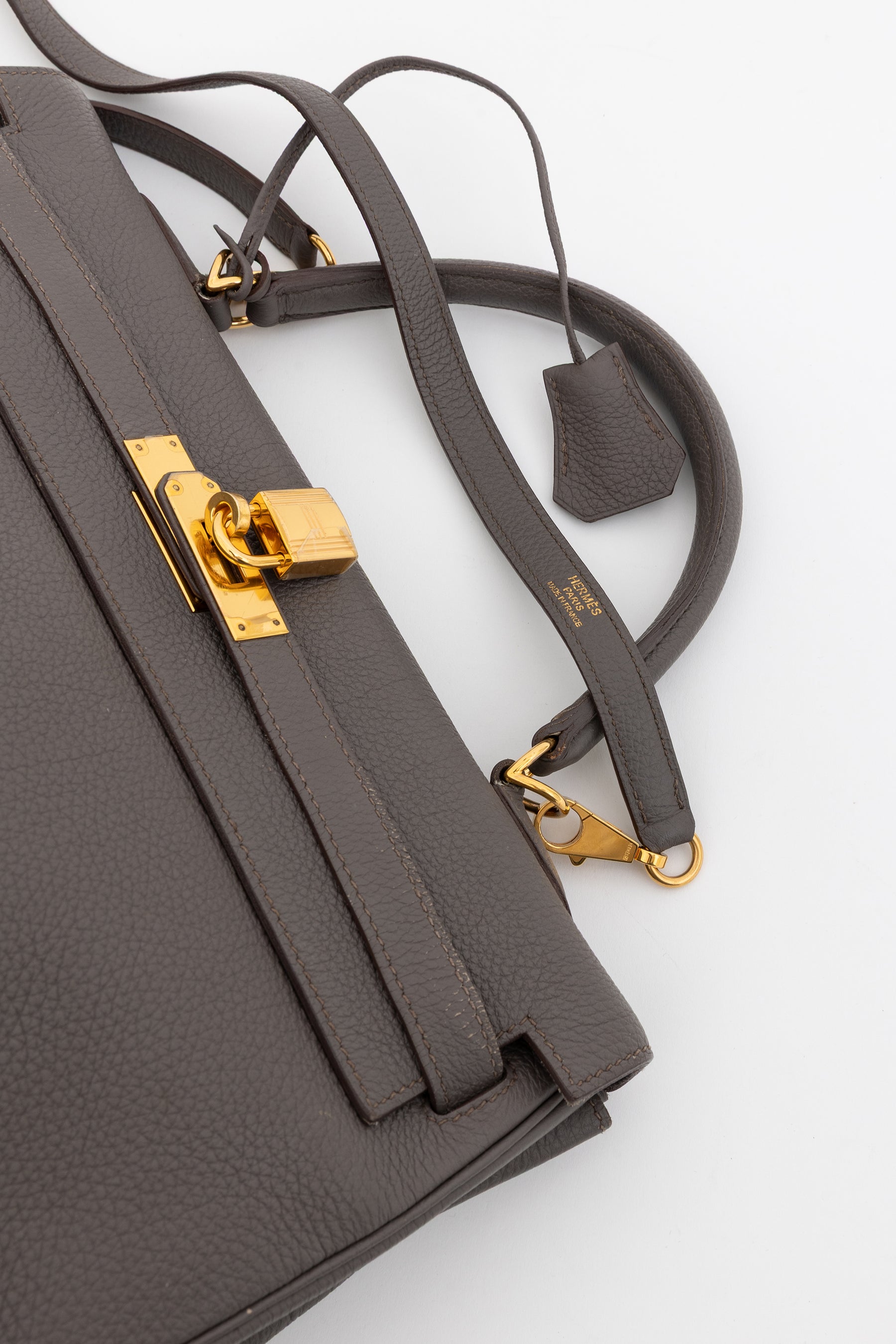Togo Leather Kelly 35 Retourne Bag