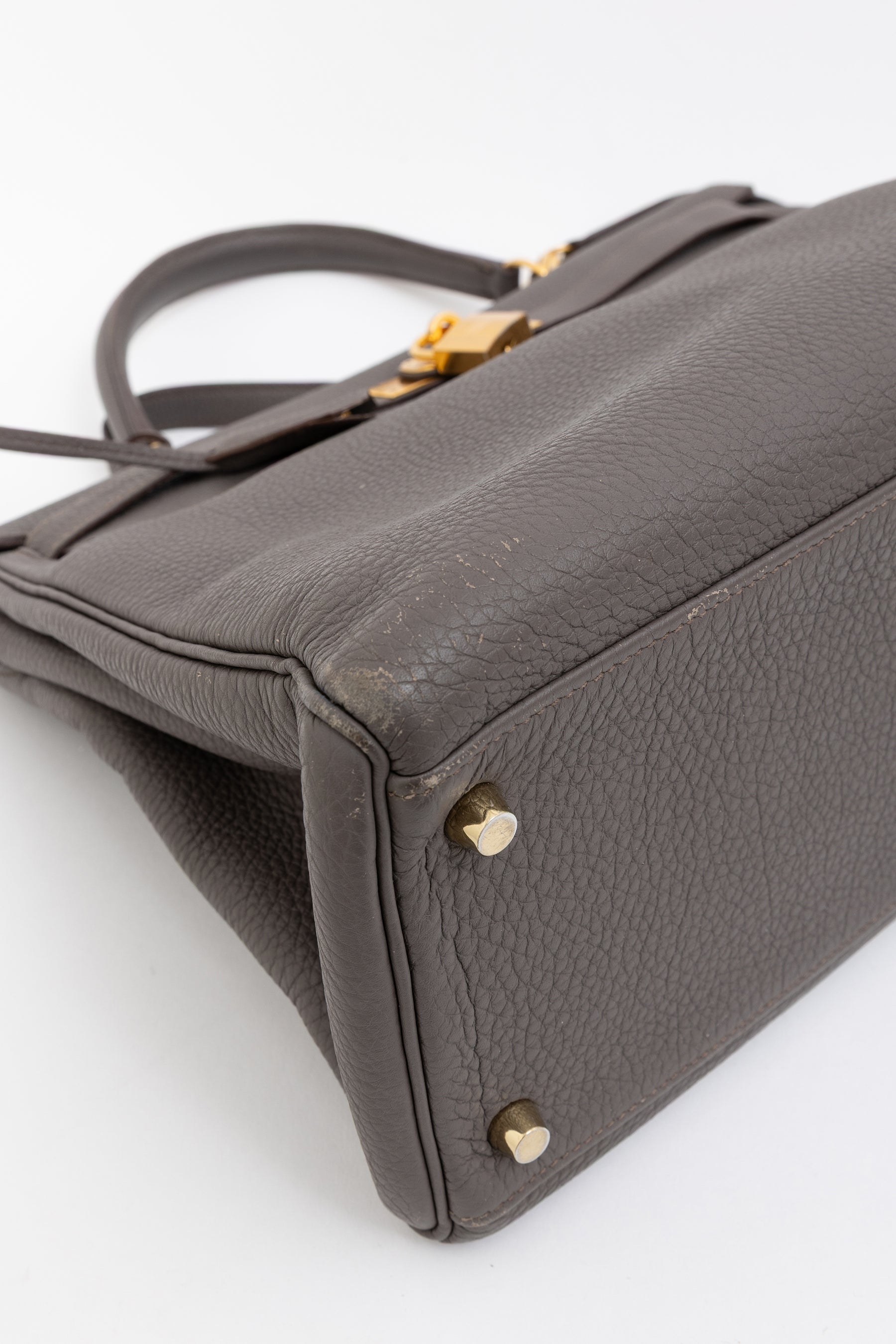 Togo Leather Kelly 35 Retourne Bag