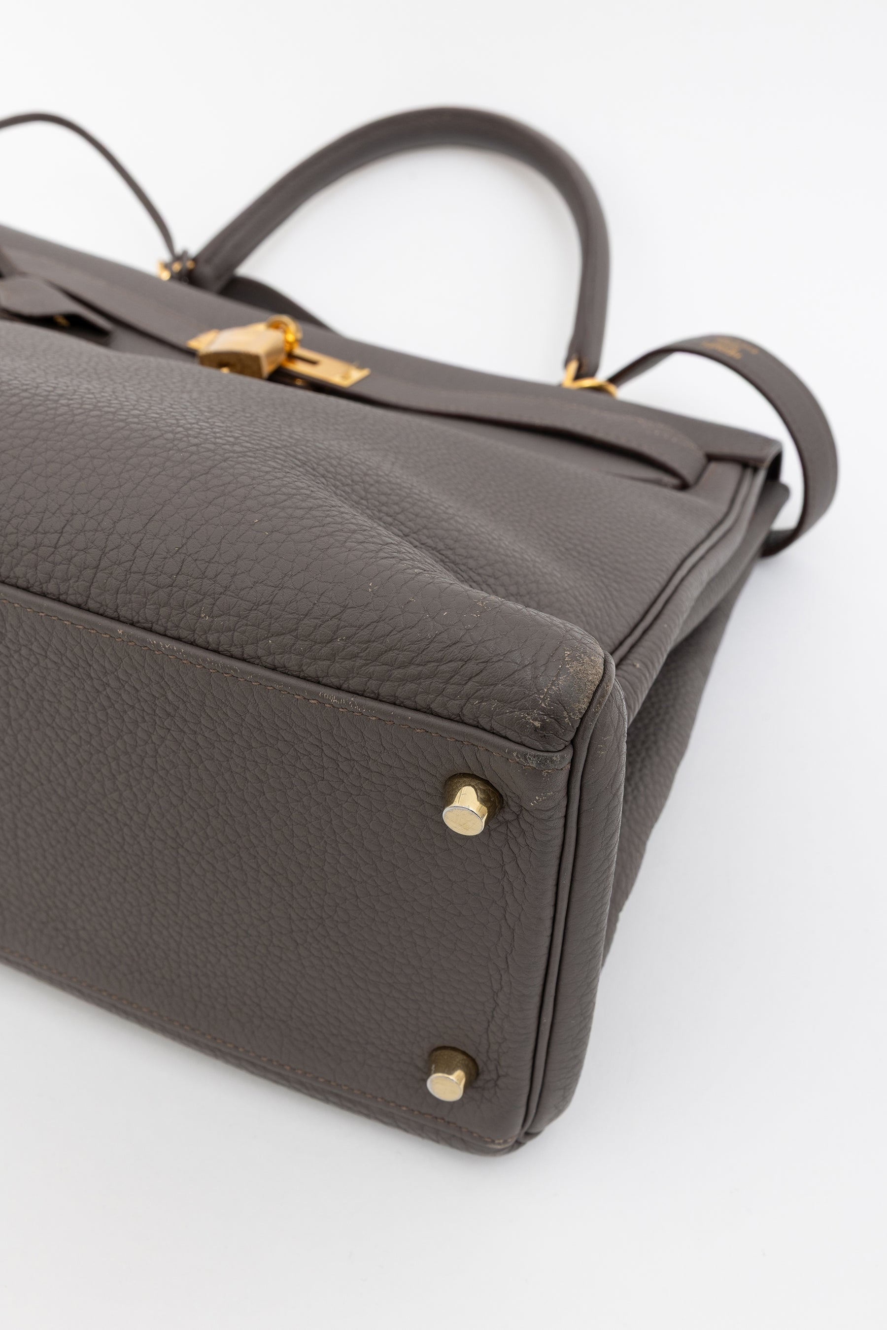 Togo Leather Kelly 35 Retourne Bag