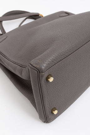 Togo Leather Kelly 35 Retourne Bag