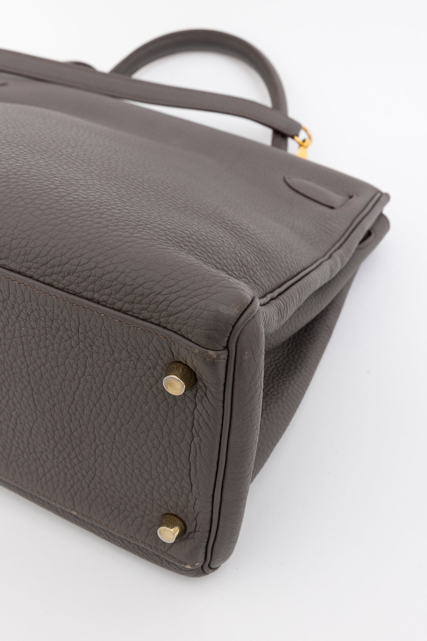 Togo Leather Kelly 35 Retourne Bag