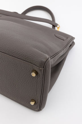 Togo Leather Kelly 35 Retourne Bag