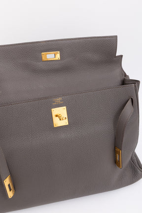 Togo Leather Kelly 35 Retourne Bag