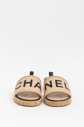 Mules With Cork Heel