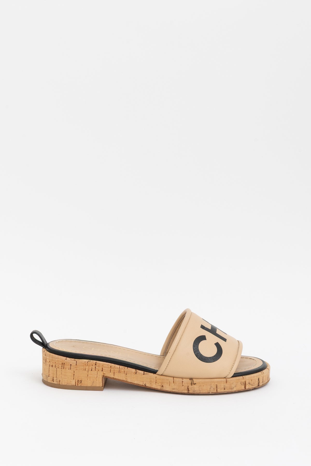 Mules With Cork Heel