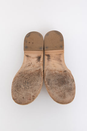 Mules With Cork Heel