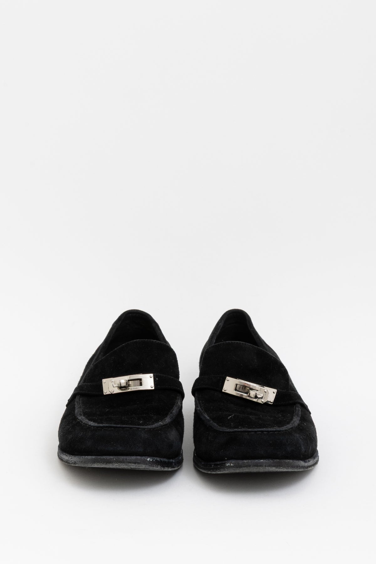Suede Kelly Buckle Destin Loafers
