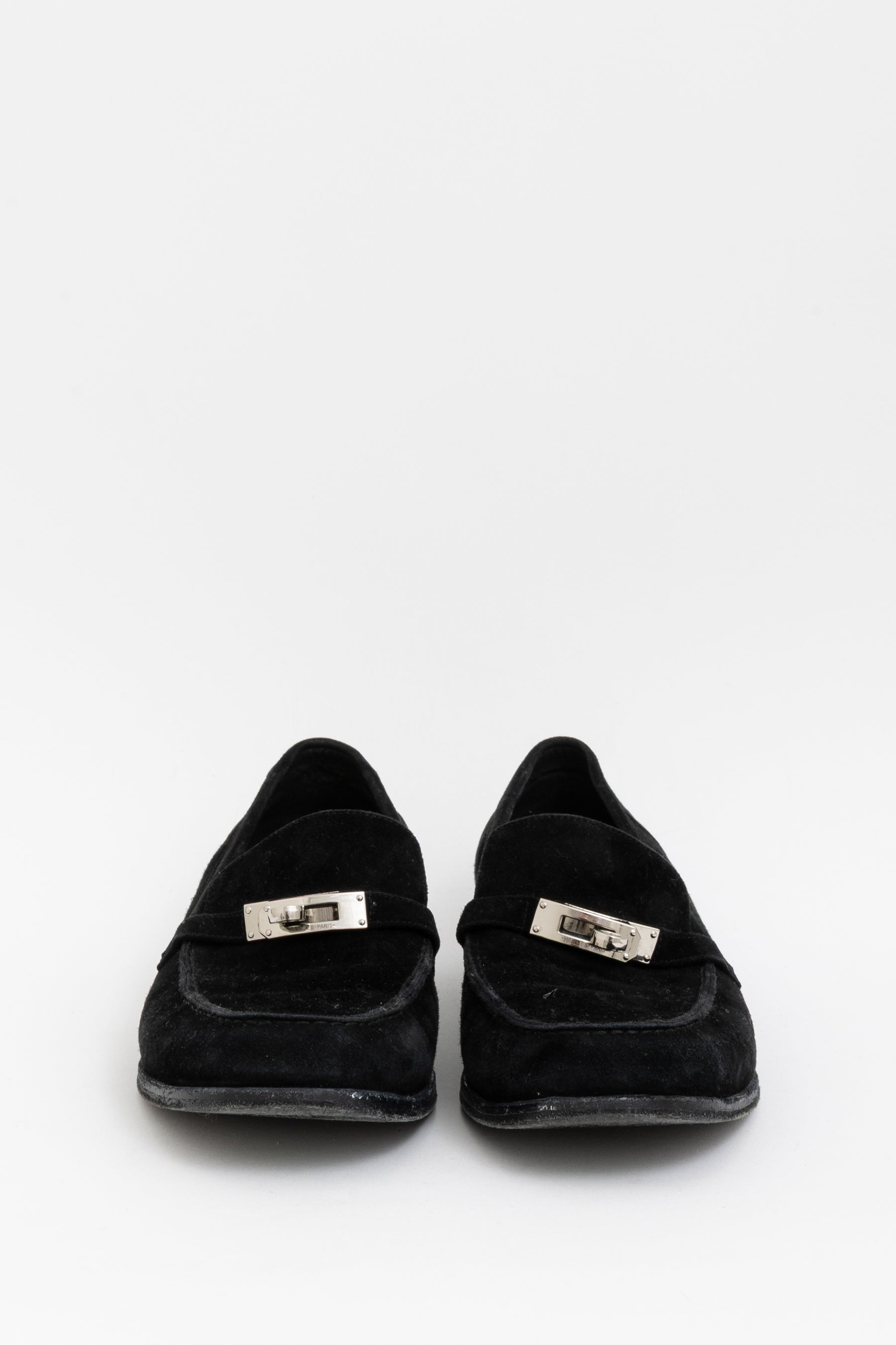 Suede Kelly Buckle Destin Loafers