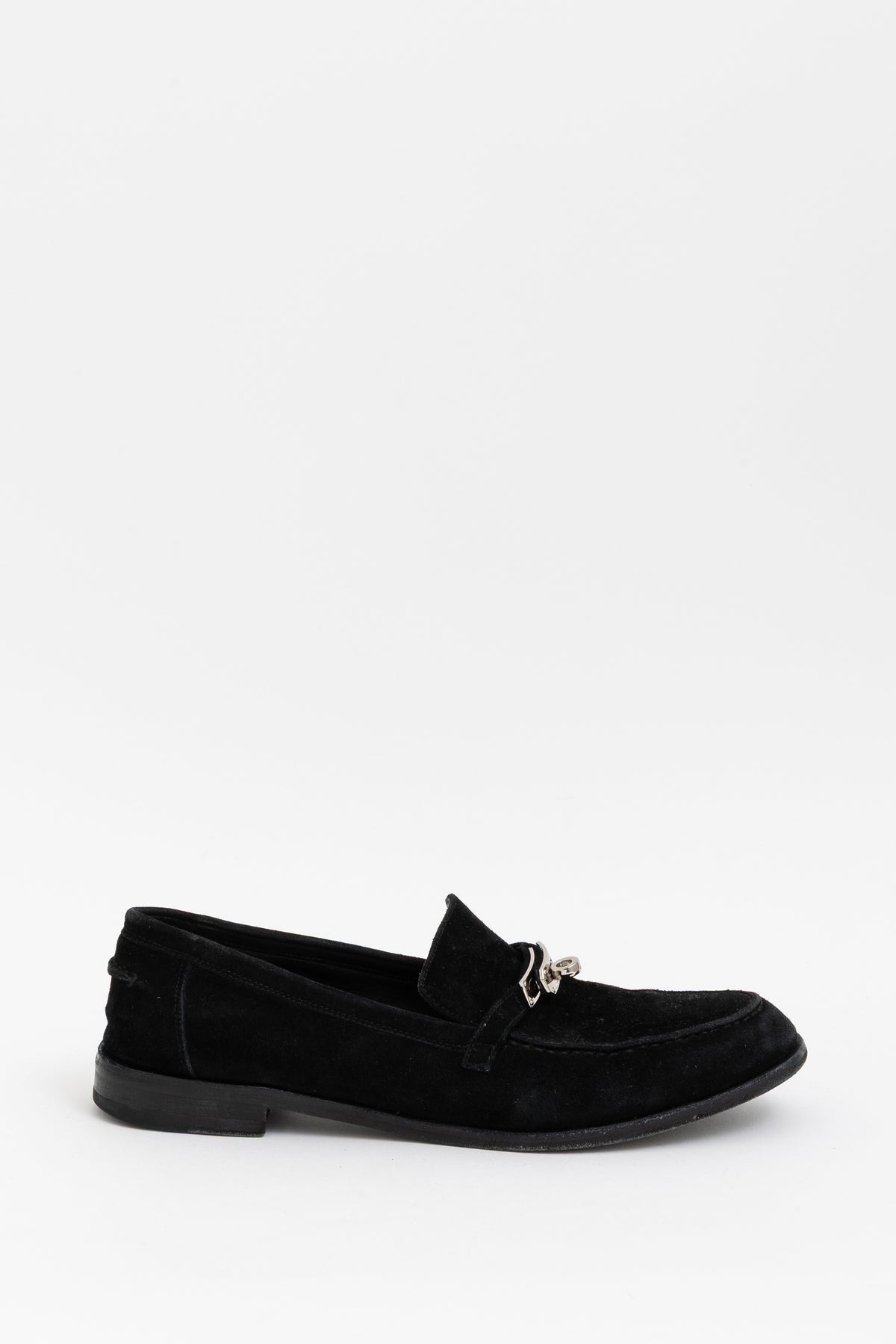 Suede Kelly Buckle Destin Loafers
